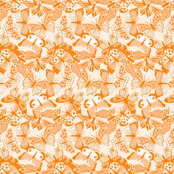 Kaleidoscope in Monarch Orange