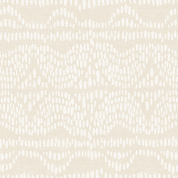 Large Dripping Dots in Cream