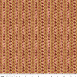 Floral Stripe in Gold