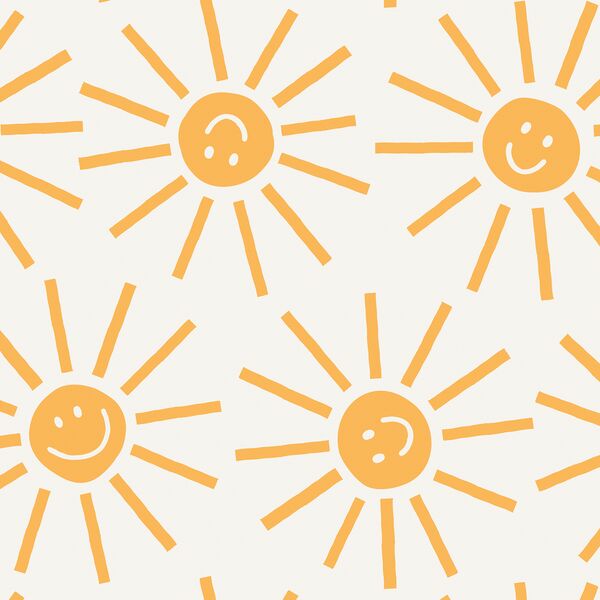 Large Smiley Sunshine in Canary Yellow