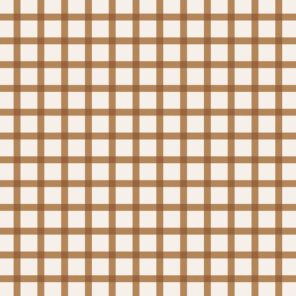 Skinny Gingham in Caramel