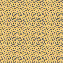 Paw Prints in Gold