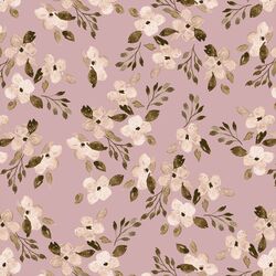 Vintage Blooms in Dried Rose