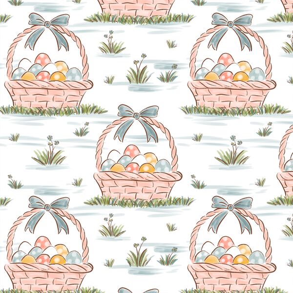 Easter Basket in Springtime