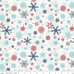 Snowflakes in White