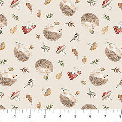 Hedgehog Toss in Beige Multi