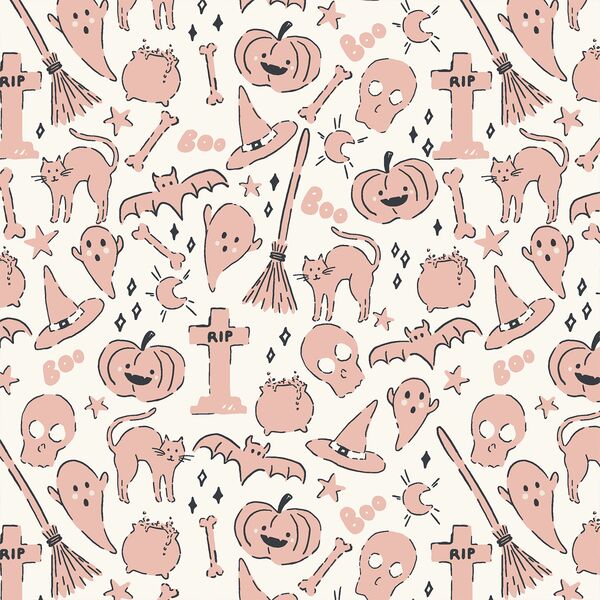 Spooky in Powder Peach