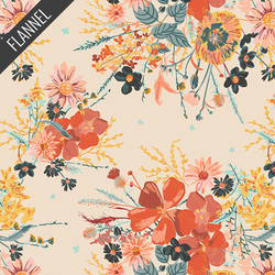 Painted Prairie Flannel in Six