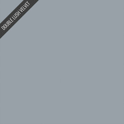 Double Lush Velvet Solid in Riley Gray