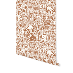Woods of Whimsy in Cinnamon on Cream