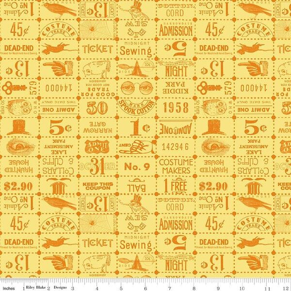 Ticket Grid in Yellow