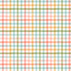 Little Watercolor Gingham in Springtime