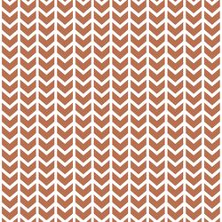 Broken Chevron in Terracotta