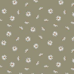 Scattered Daisies in Garden