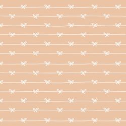 Ribbon Bow Stripe in Sweet Almond Creme