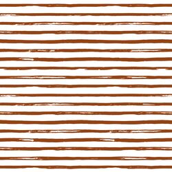 Watercolor Stripes in Cinnamon