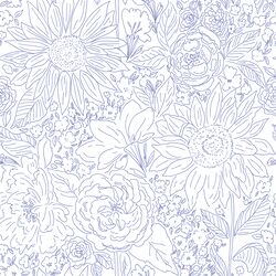 Paperie in Witchy Purple on White