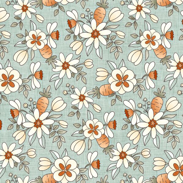 Farm Bouquet in Aqua