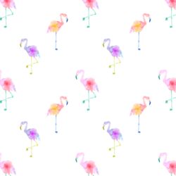 Flamingos in Neon