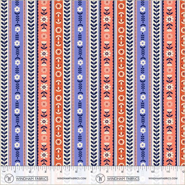Ribbon Stripe in Cobalt