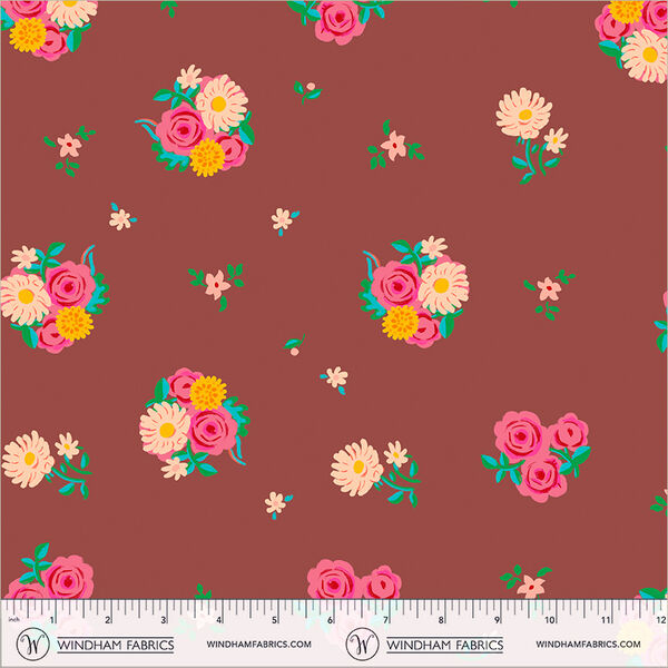 Denyse Floral in Brown