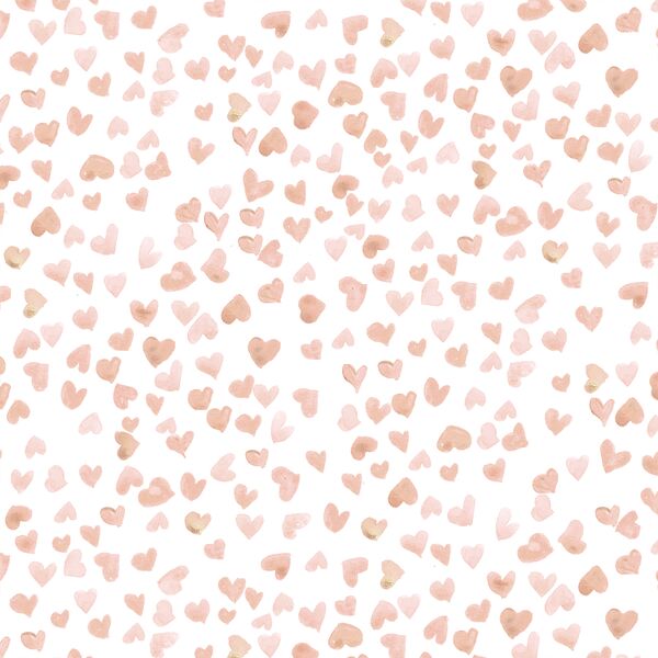 Little Simple Hearts in Blush