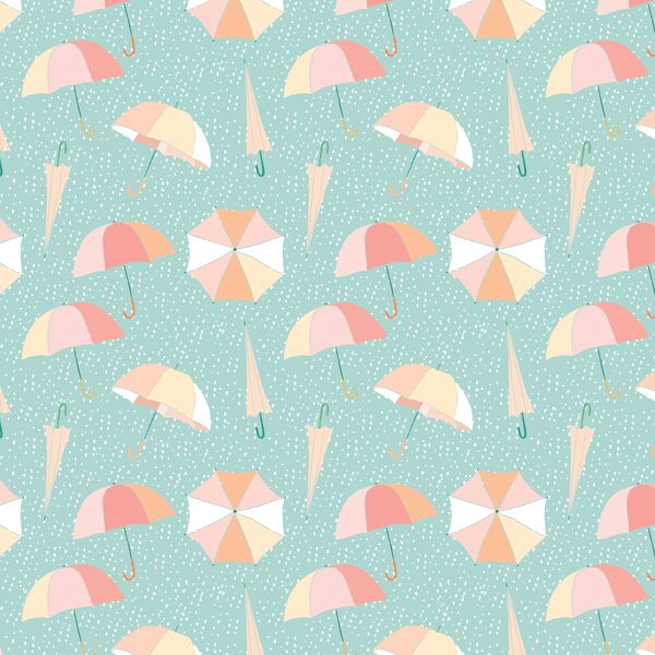 Little Umbrellas in April Showers