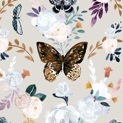 Large Butterfly Floral in Monarch