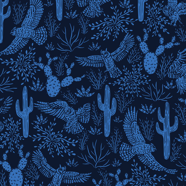 Courtship Dance in Navy Blue