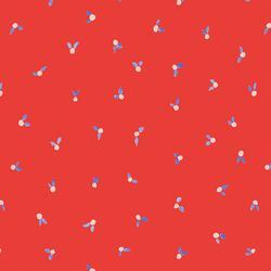 Cherry Flowers in Red