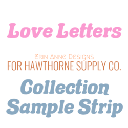 Love Letters Sample Strip