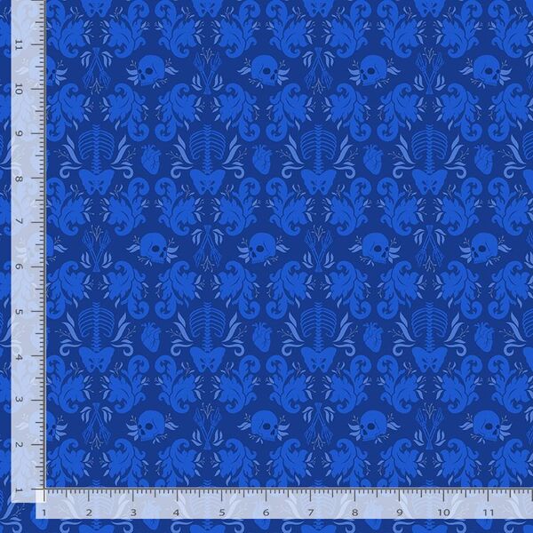 Damask Fatale Redux in Blue Dragon
