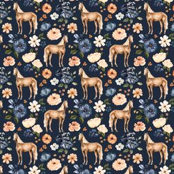 Little Meadow Horse in Navy