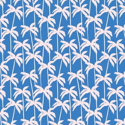 Palms in Ocean Blue