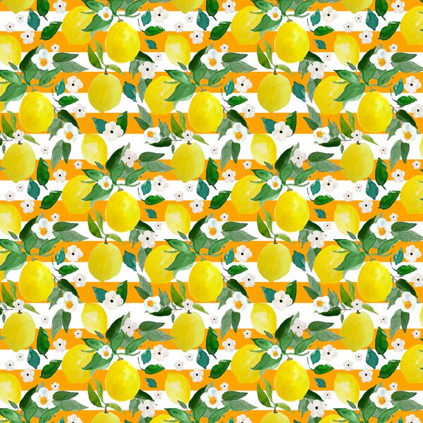 Small Lemons in Orange Stripes