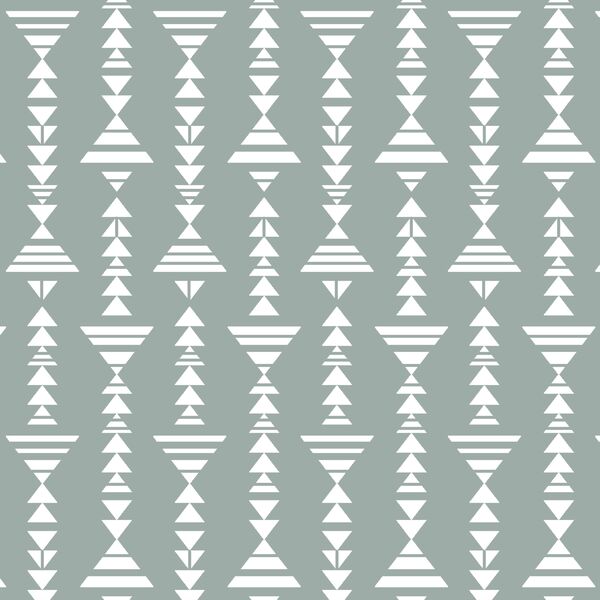 Little Tribal Stripe in Eucalyptus
