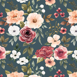 Felicity Floral in Night Blue