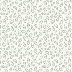 Leaves in Mint on Cream