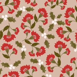 Large Holly Bloom in Mauve