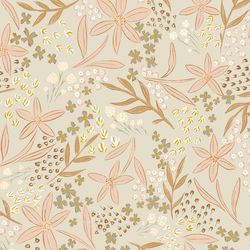 Boho Fields in Eggshell