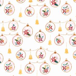 Christmas Ornaments in Winter