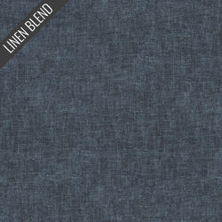 Yarn Dyed Linen Blend in Marine
