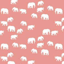 Elephant Silhouette in Tulip