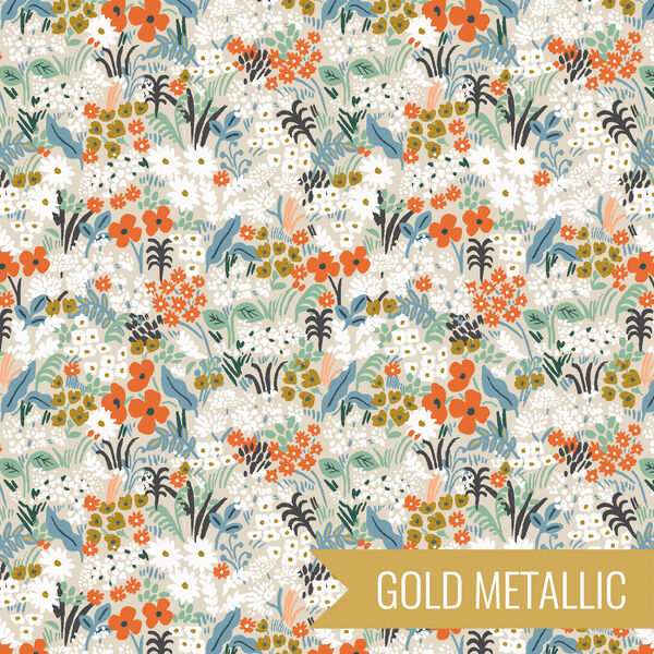 Meadow in Flax Multi Metallic