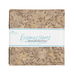 Expressions Batiks 5" Square Pack in Into the Woods