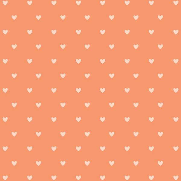 Tiny Hearts in Coral