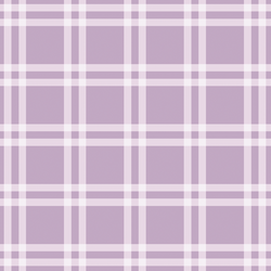 Twin Check in Dark Lavender