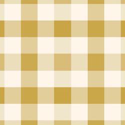 Large Gingham in Warm Gold