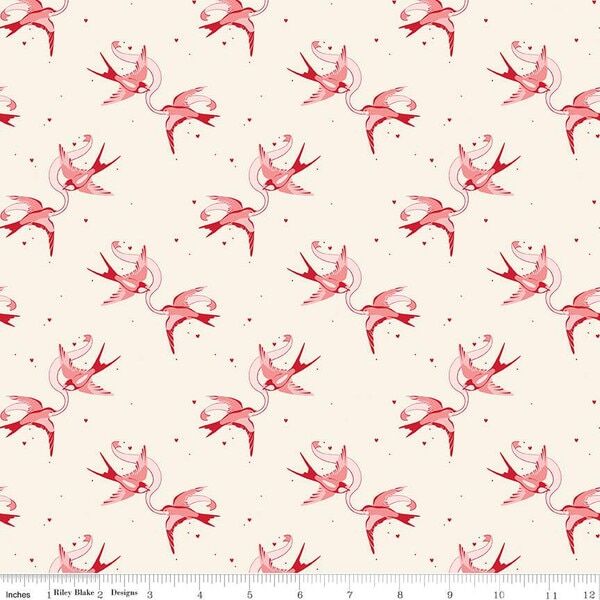 Love Birds in Cream