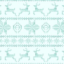 Fair Isle in Minty